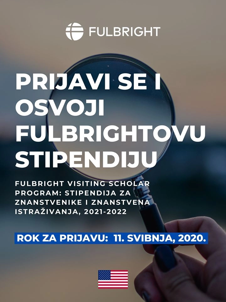 Natječaj za Fulbrightovu stipendiju