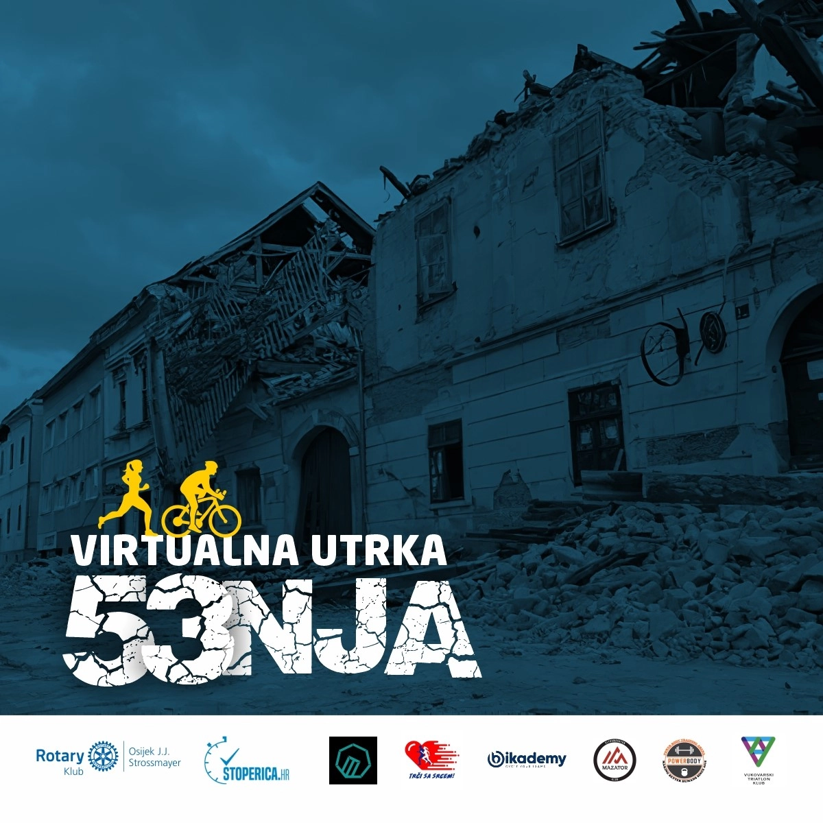 Humanitarna virtualna utrka za Petrinju