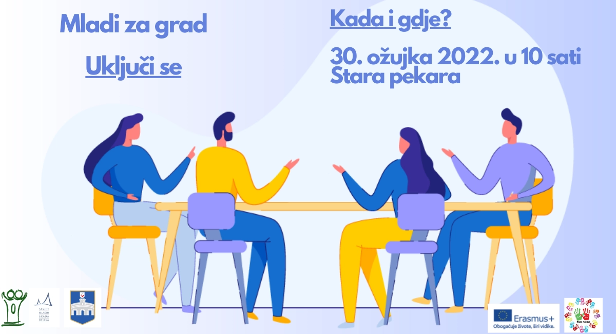 Mladi za grad - Uključi se i daj doprinos stvaranju prilika za mlade