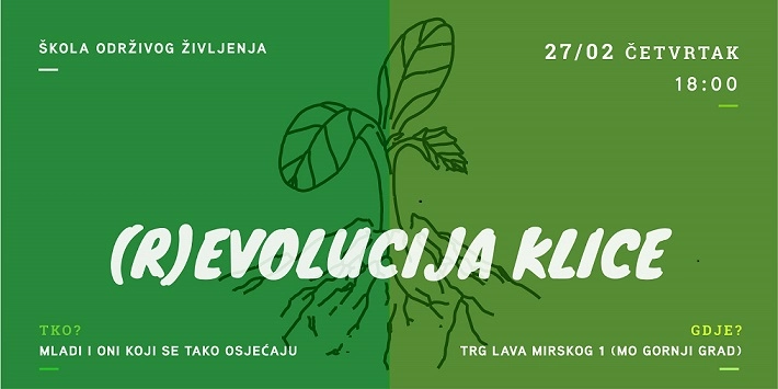 Revolucija Klice - program za mlade na temu održivog razvoja
