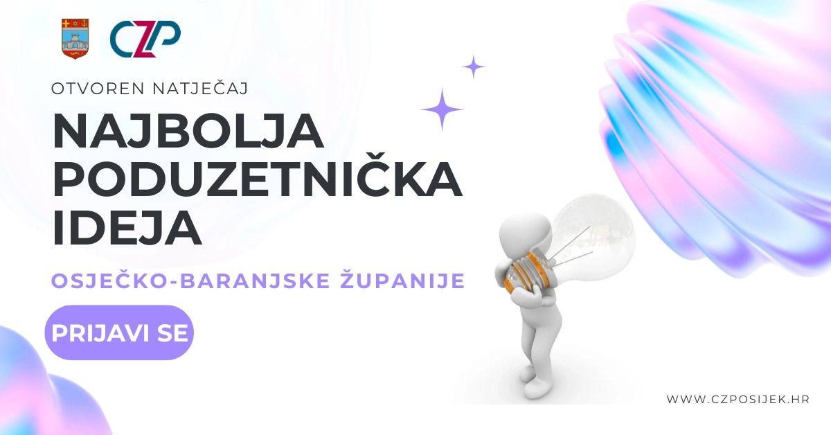 Otvorene prijave za najbolju poduzetničku ideju Osječko-baranjske županije