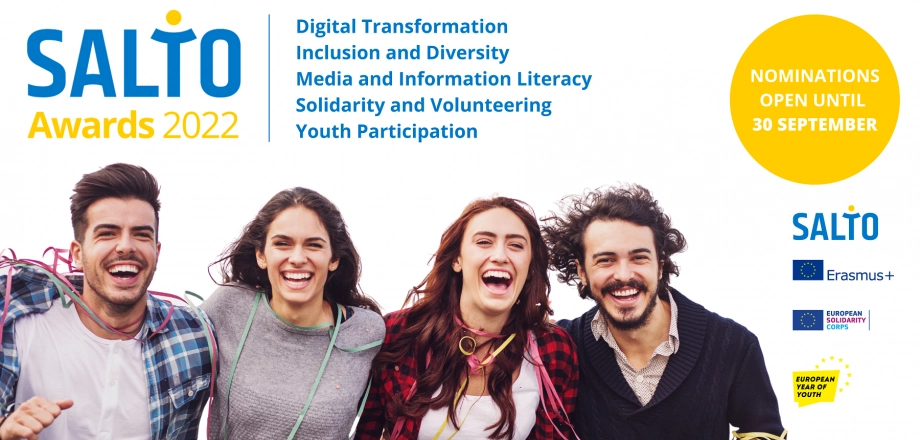 Početak rujna u znaku prijava za SALTO Awards 2022 - nagrade za inspirativne i kvalitetne projekte u području mladih!