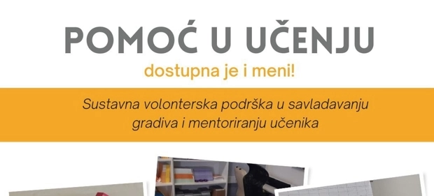 Pomoć u učenju - traže se volonteri