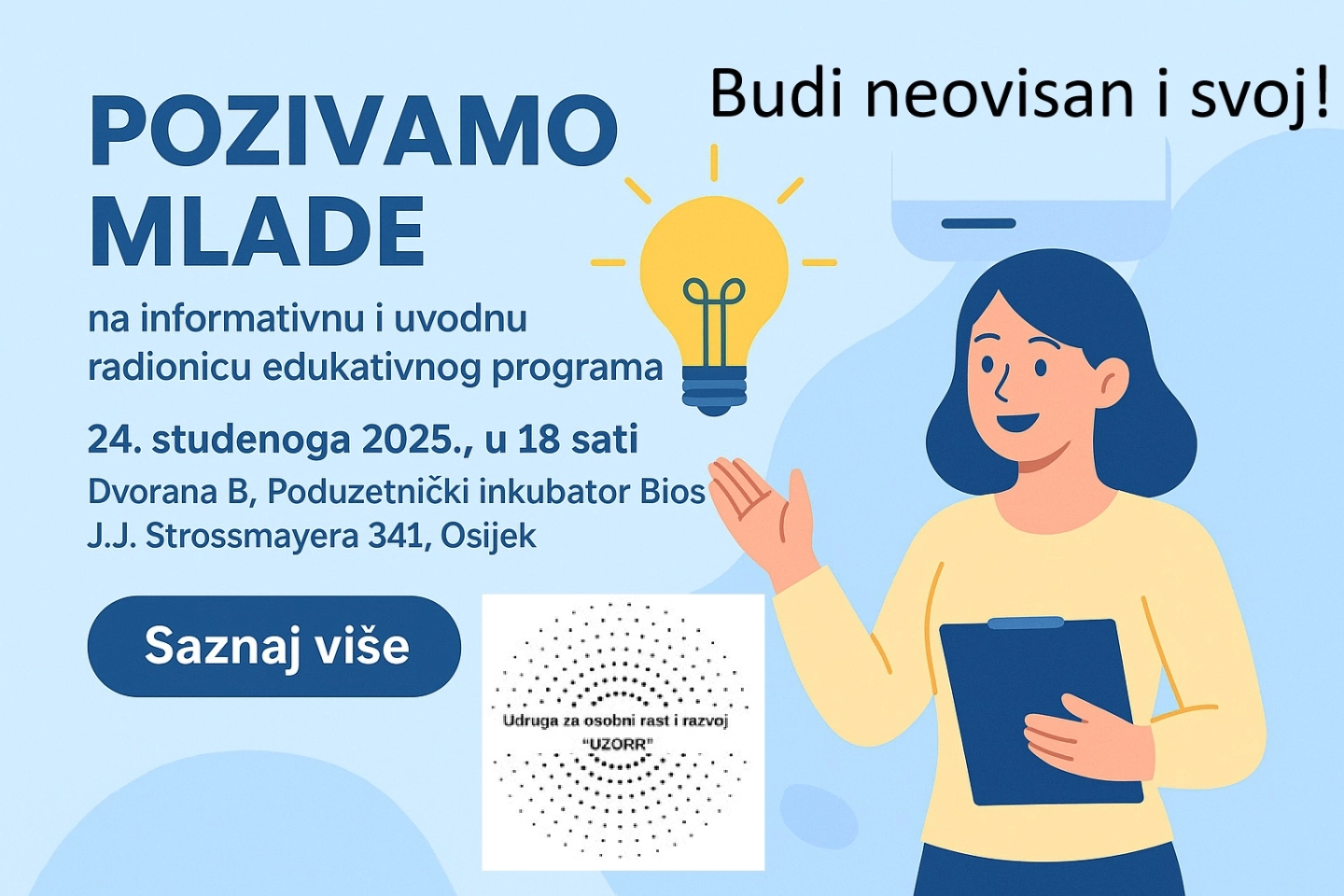Mladi, sudjelujte u projektu 
