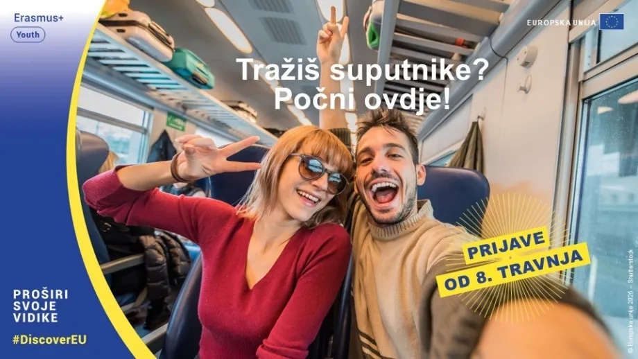 Otvoren novi krug prijava za DiscoverEU