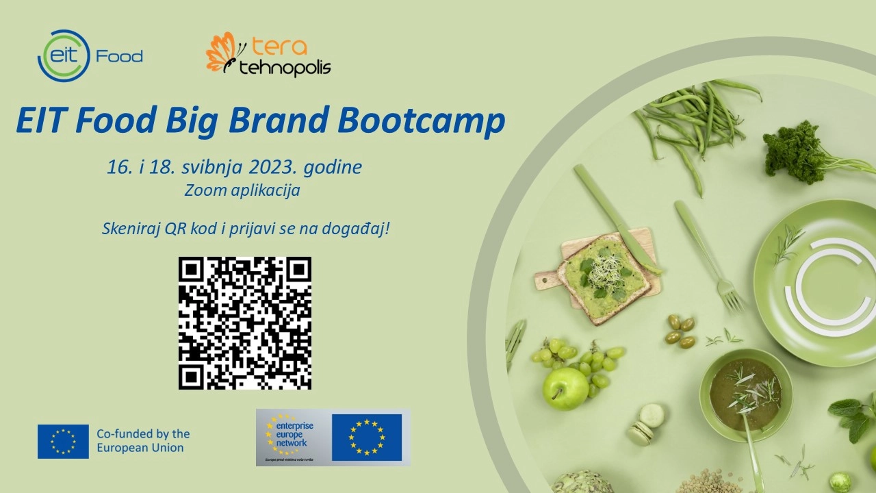 Prijavi se za EIT Food Big Brand Bootcamp 2023!