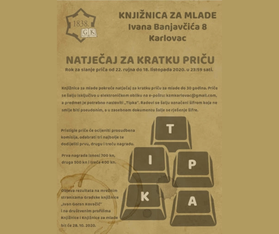 Natječaj za kratku priču za mlade