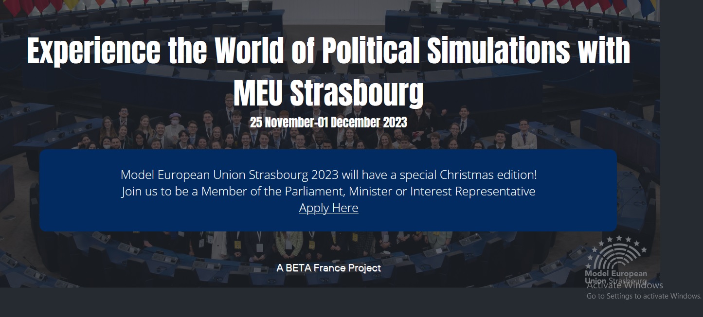 Prijavi se na Model Europske unije u Strasbourgu i upoznaj rad EU na praktičan način