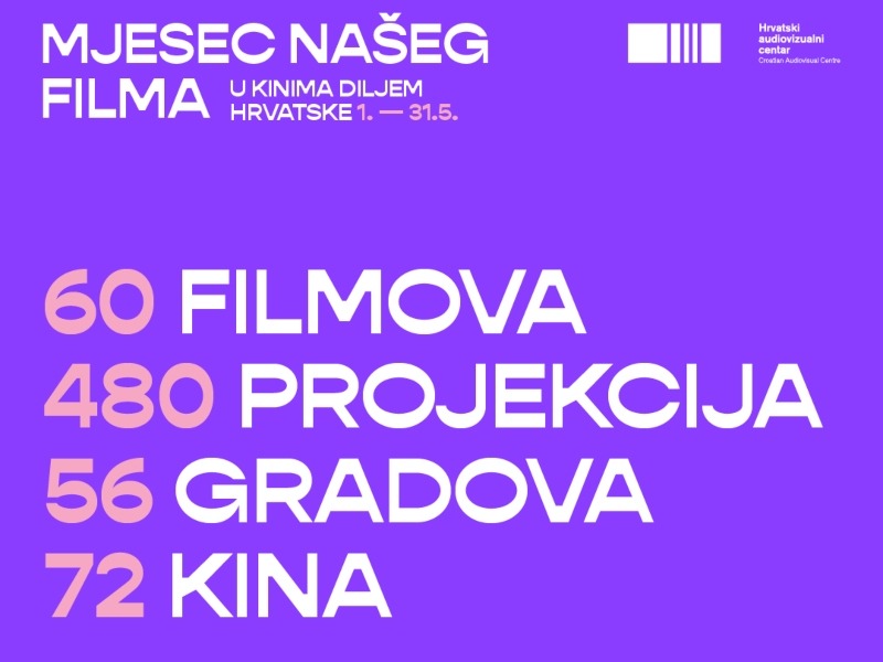 Mjesec našeg filma - u kinima diljem Hrvatske