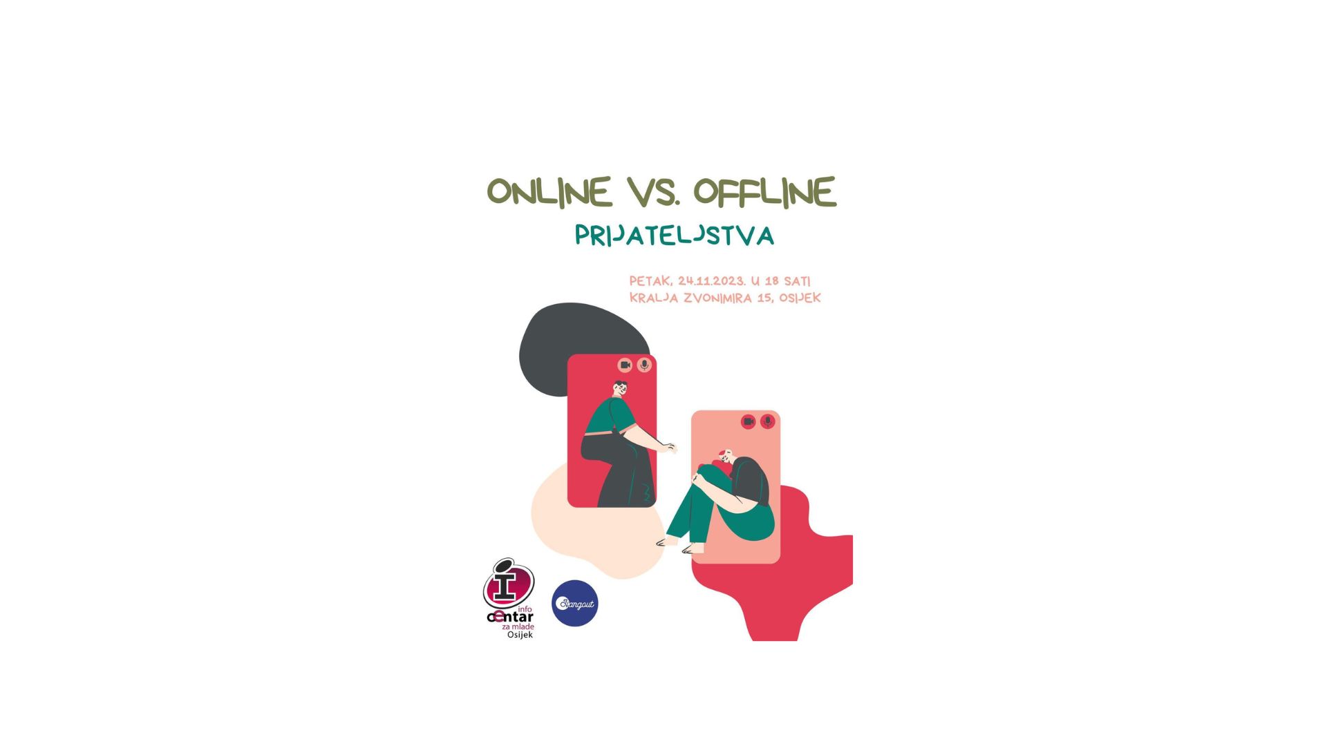 Hangout: Online vs. Offline prijateljstva