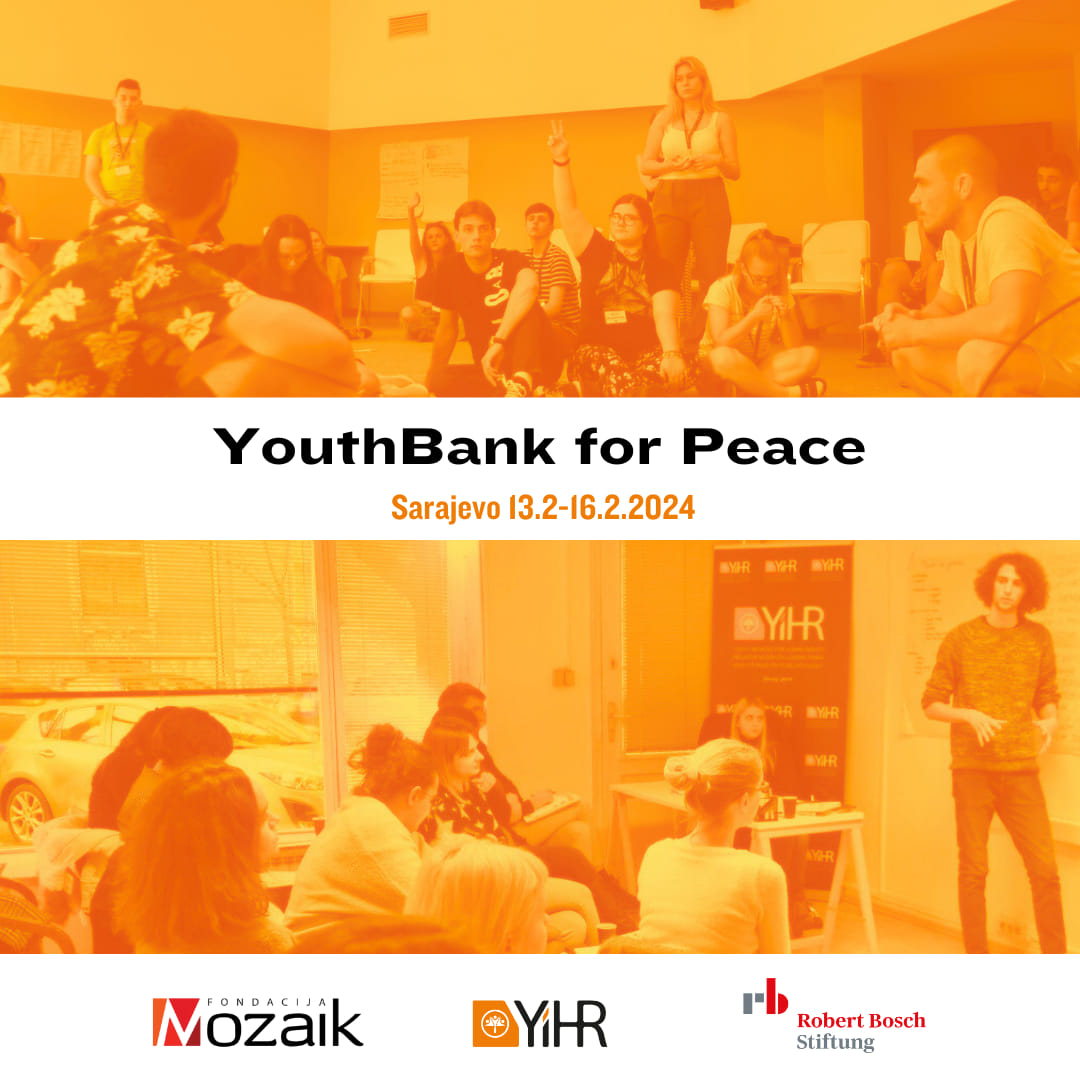 Sudjeluj na treningu YouthBank for Peace